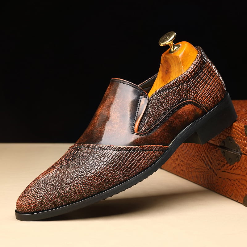 Classical Formal Style Casual Leather Men's Dress Shoes