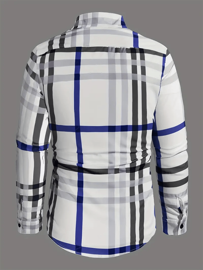 Men's Plaid Business Casual Shirt
