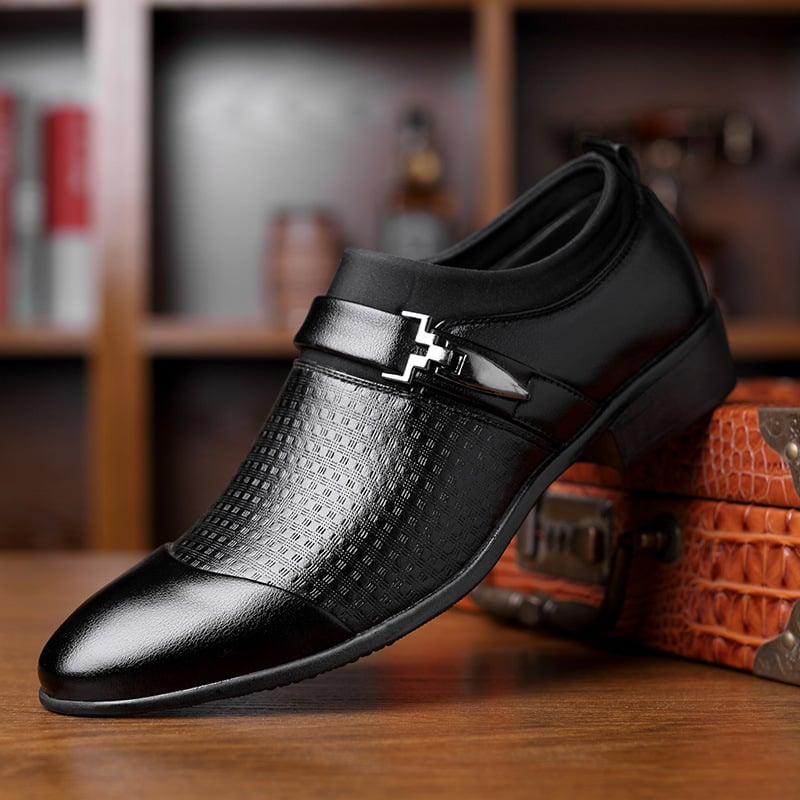 British Style Formal Wear Business Breathable Non-Slip Leather Shoes