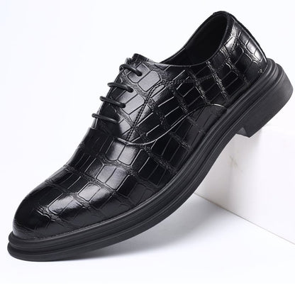 Business Casual All-Match Lace-Up Leather Shoes