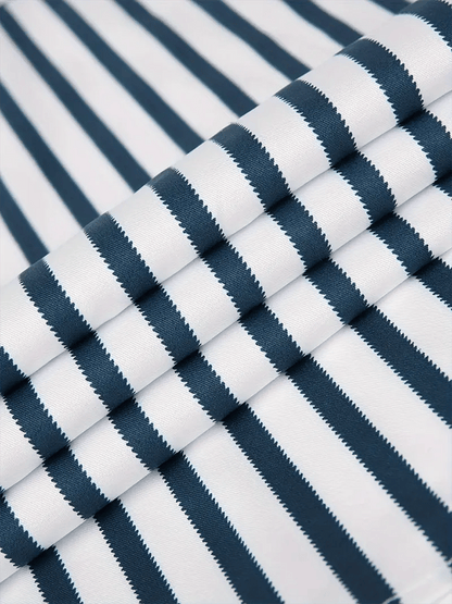 Men's Striped Business Casual Shirt