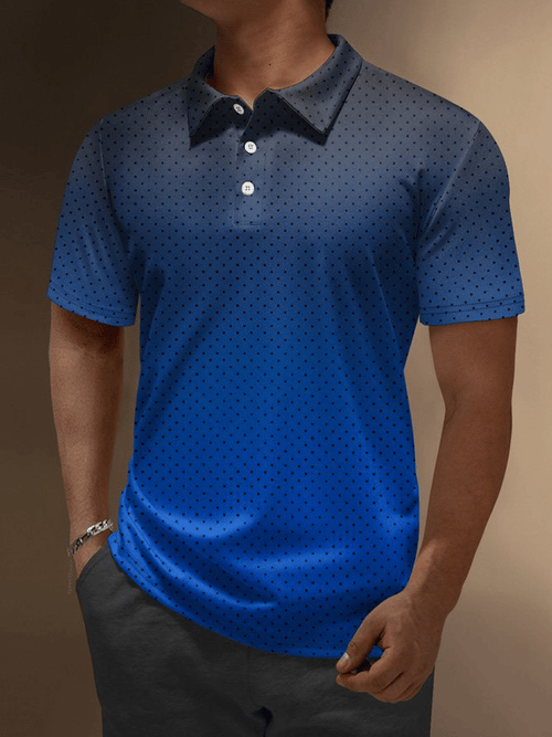 Casual Men'S Zipper Polo