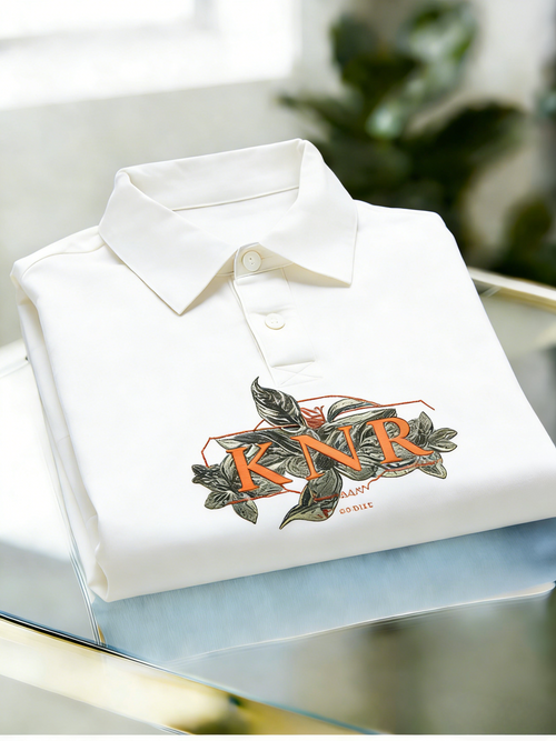 Men's Business Casual Button Short Sleeve Polo Shirt