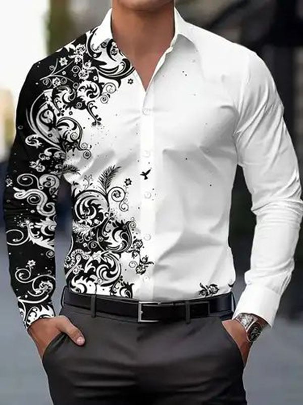 Men's Luxury Business Long Sleeve Shirt