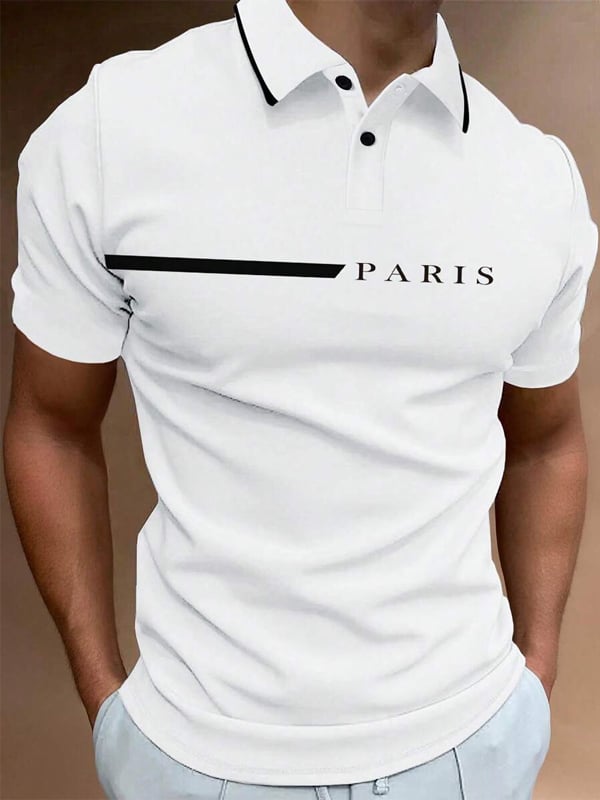 Men's Casual Business Fashion Polo Shirts
