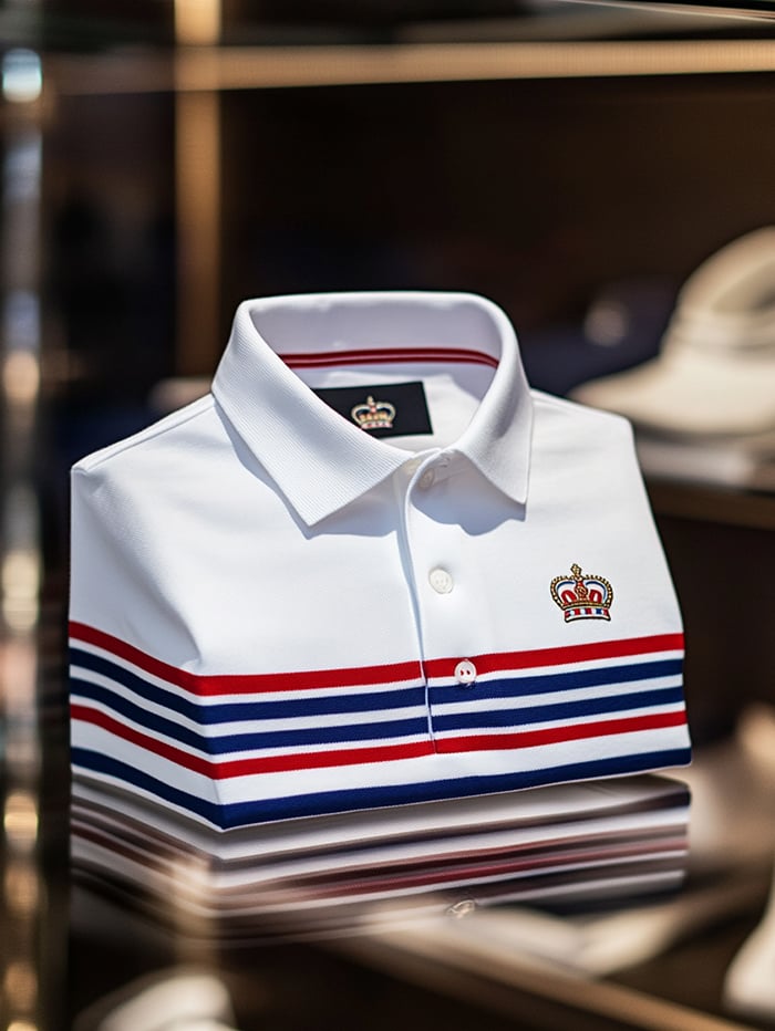 Men's Classic Business Button Short Sleeve Polo Shirt