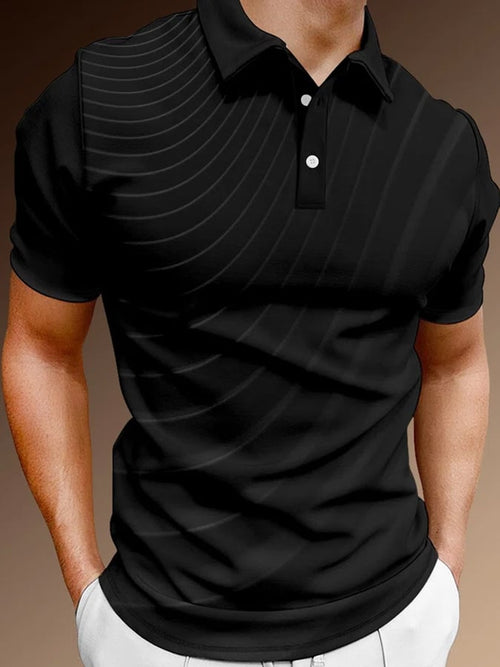 Men's Lapel Short Sleeve Casual POLO Shirt
