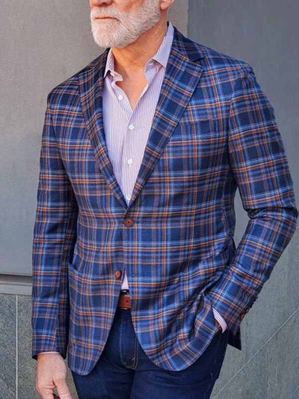 Men's Casual Stylish Printed Suit
