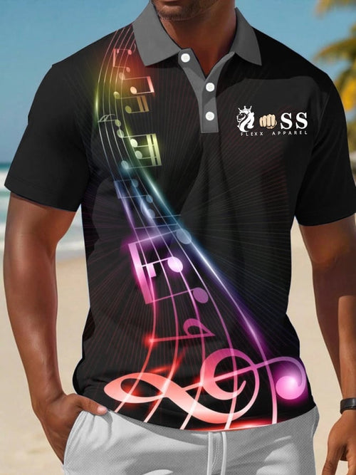 Men's Fashion Casual Business Contrast Color Polo