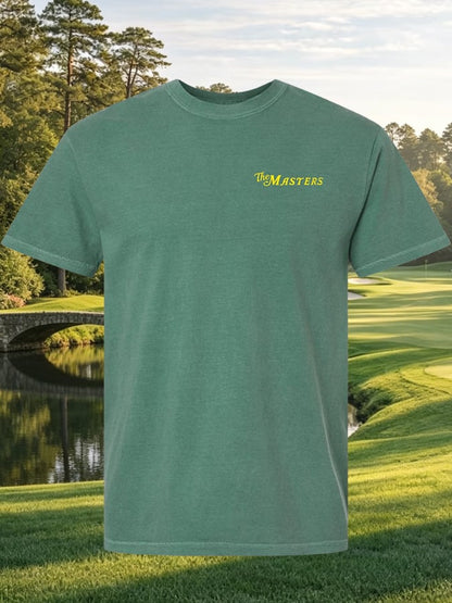 Men's Golf Print Casual T-Shirt