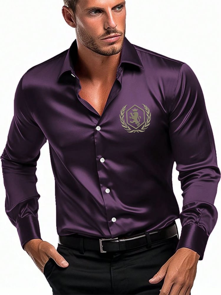 Men's Luxury Business Long Sleeve Shirt