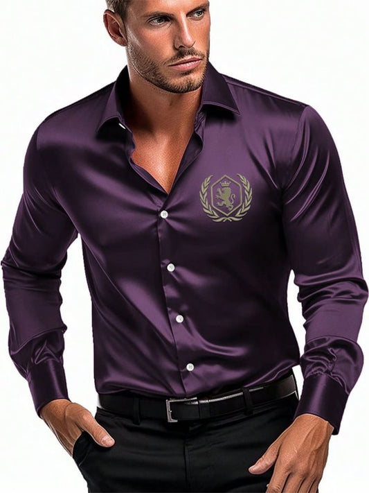 Men's Luxury Business Long Sleeve Shirt