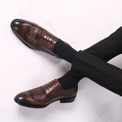 Men's Casual Pointed Toe Business Shoes