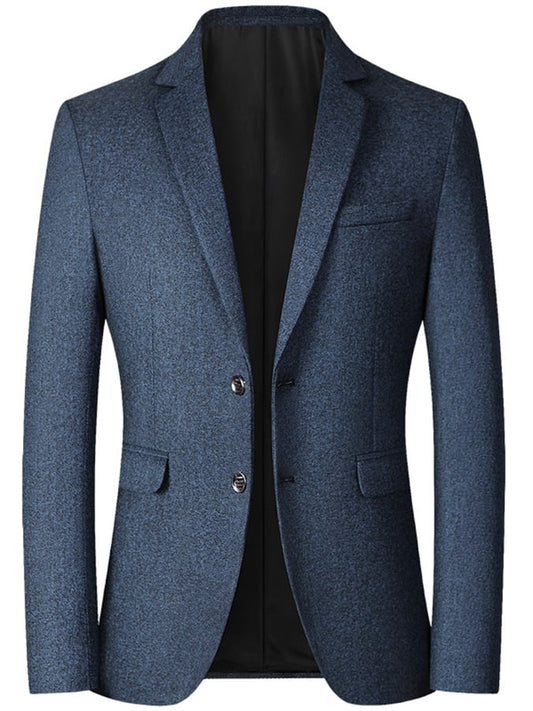 Solid Color Gentleman Business Casual Slim Suit Jacket
