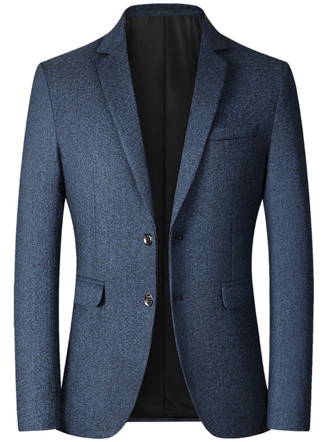 Solid Color Gentleman Business Casual Slim Suit Jacket