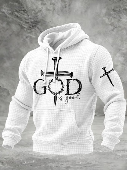 Men'S Casual Printed Hooded Sweatshirt-Fast Shipping