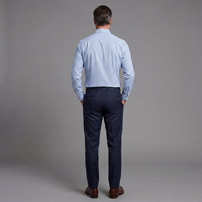 Four-Way Stretch Casual Checkered Shirt