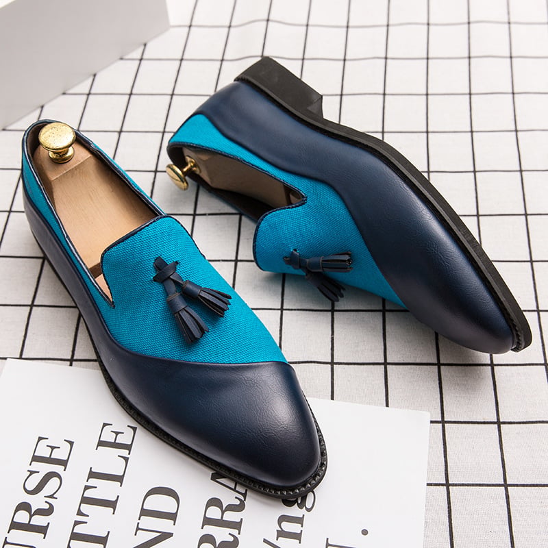 Tassel Slip On Party Leather Dress Shoes