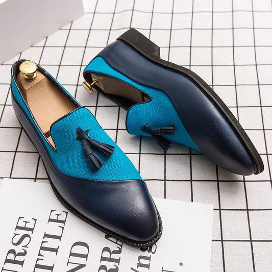 Tassel Slip On Party Leather Dress Shoes