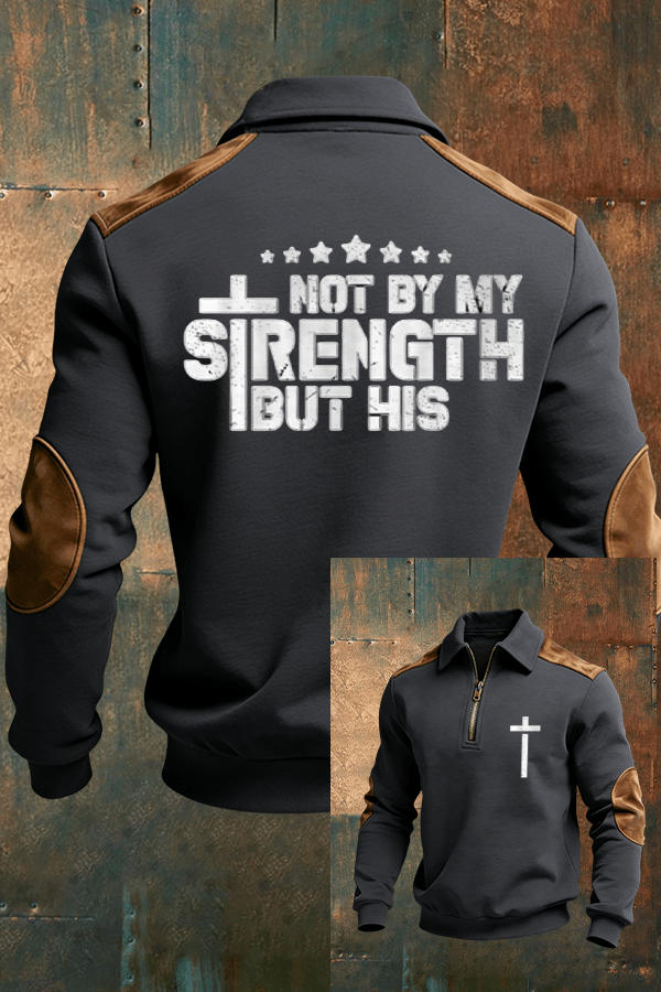 Men's Retro Sweatshirt With Print Of Faith-Fast Shipping