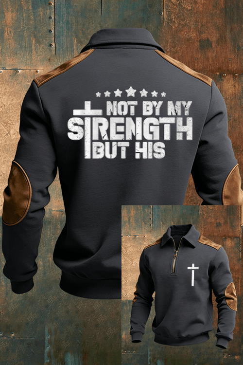 Men's Retro Sweatshirt With Print Of Faith-Fast Shipping
