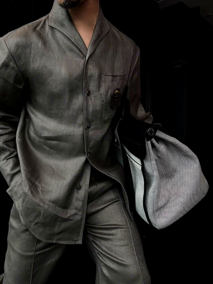 Premium Linen 2-Piece Suit | Old Money Style Breathable Set for Men