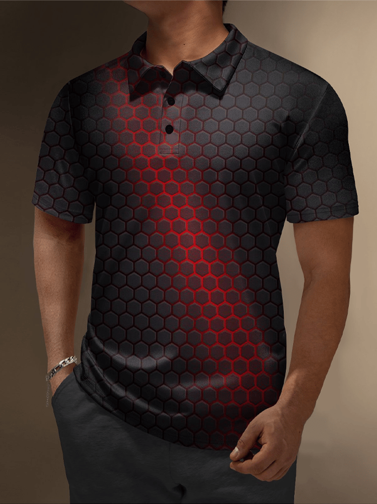 Moisture Wicking Chest Pocket Casual Polo