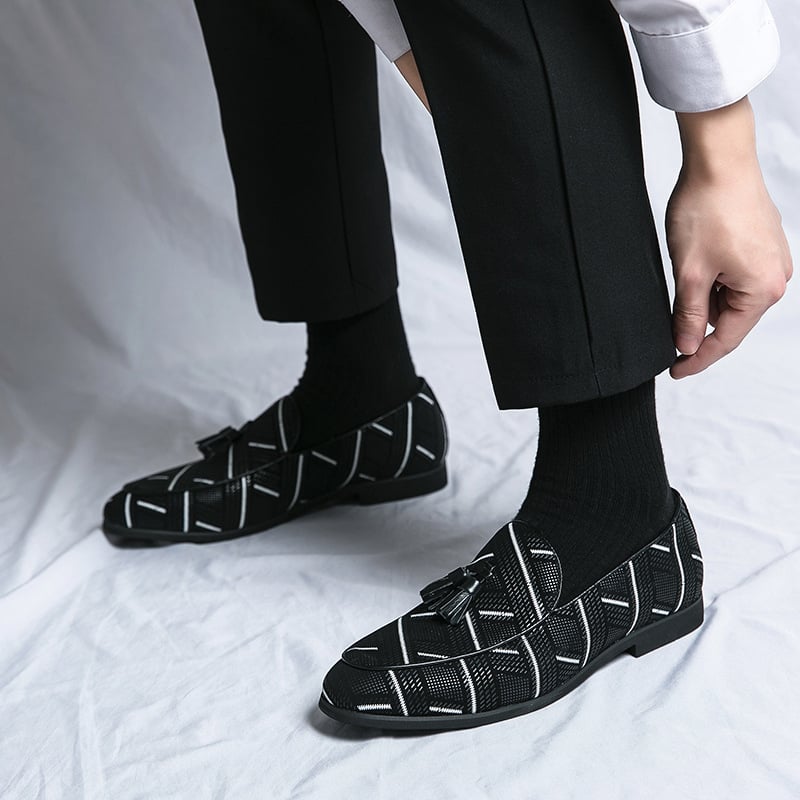 Men'S Fashion All-Match Ethnic Style Casual Leather Shoes