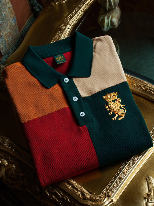 Men's Business Casual Button Short Sleeve Polo Shirt