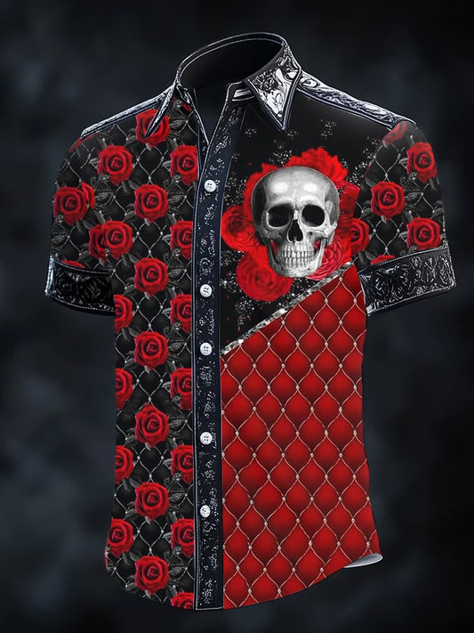 Men's Retro Gothic Dark Shirt