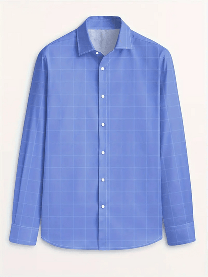 Men's Plaid Business Casual Shirt