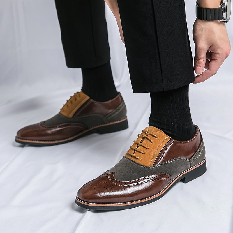 Lace-up Handmade Mens Formal Shoes Size 38-48