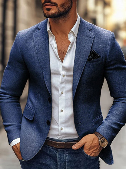 Men's Plaid Casual Suit