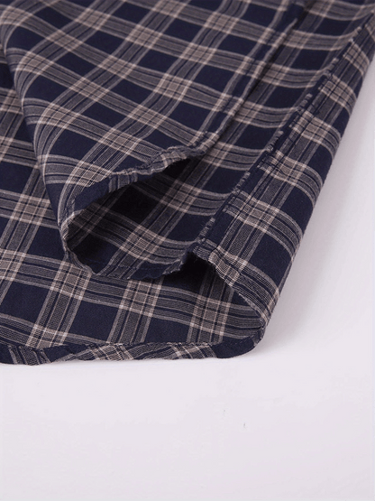 Men's Plaid Business Casual Shirt