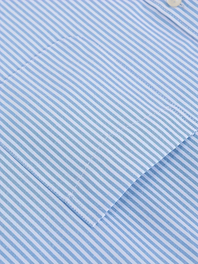 Men's Striped Business Casual Shirt