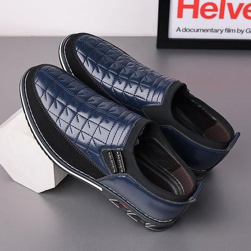 Men'S Round Toe Versatile Business Casual Loafer Shoes