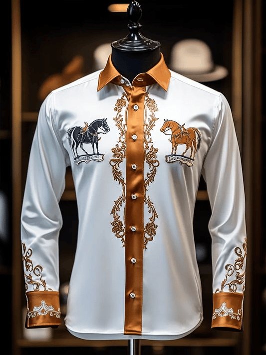 Men's Luxury Business Long Sleeve Shirt