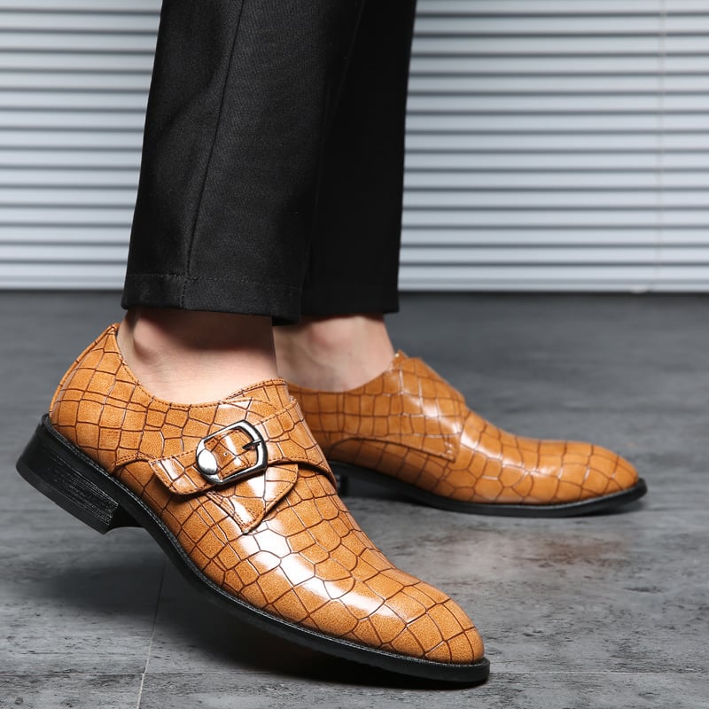 Men'S Business Formal Buckle Shoes