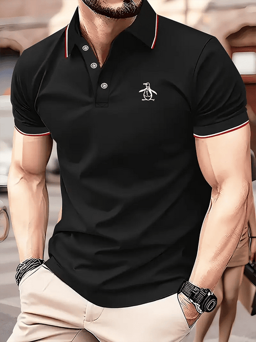 Men's Fashionable And Versatile Business Casual Polo Shirt