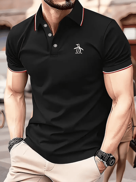 Men's Fashionable And Versatile Business Casual Polo Shirt