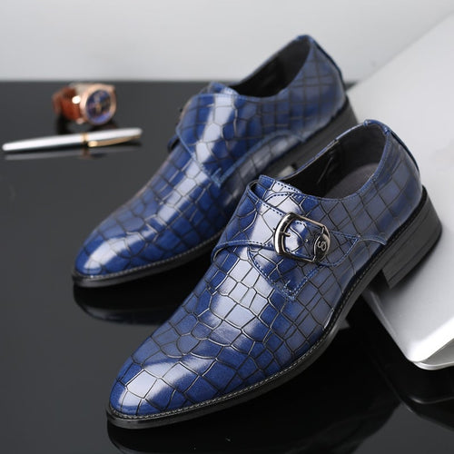 Men'S Business Formal Buckle Shoes
