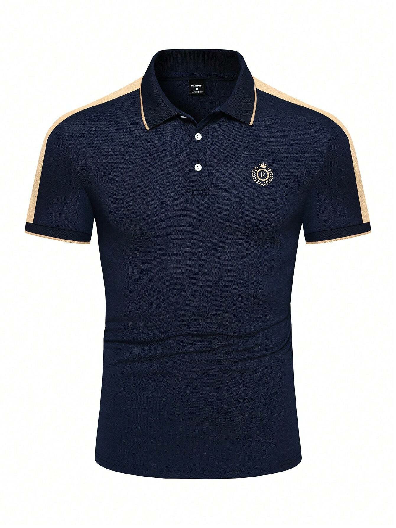 Men's Printed Casual POLO Shirt