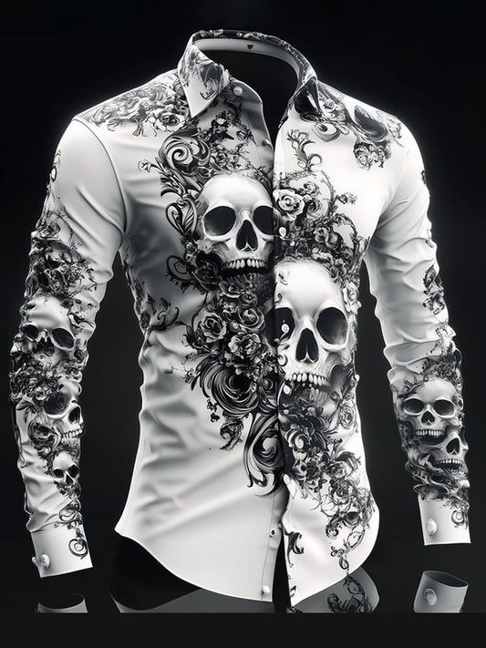 Men's Retro Gothic Dark Shirt