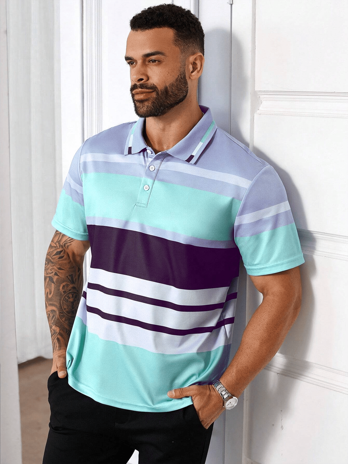 Men's Casual Business Fashion Polo Shirts