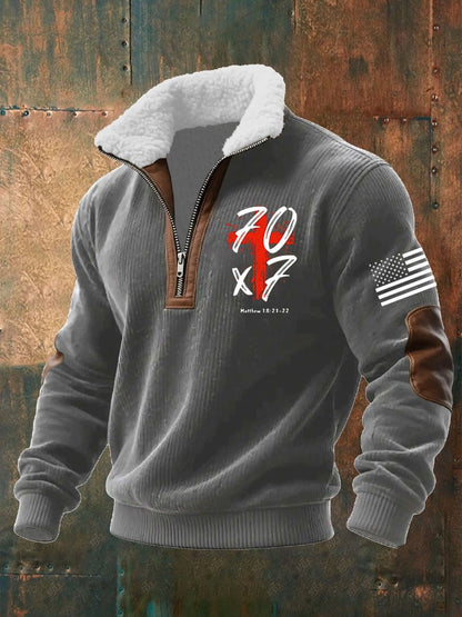 Men's Faith Textured Sweatshirt