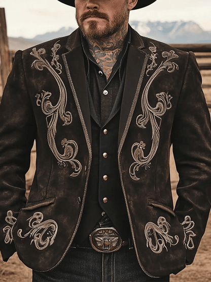 Men's Vintage Western Blazer