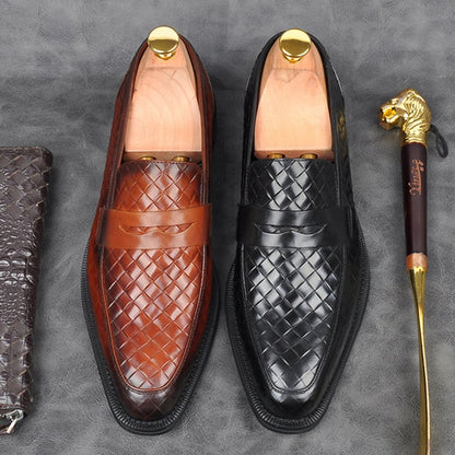 Men's Casual Pointed Toe Business Shoes