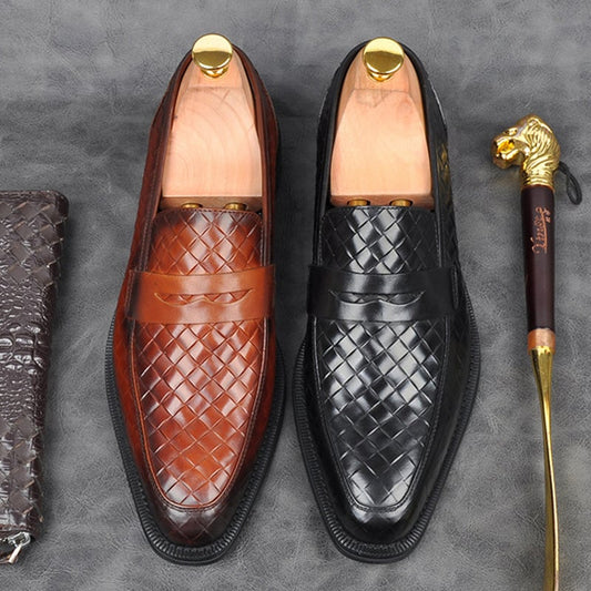 Men's Casual Pointed Toe Business Shoes