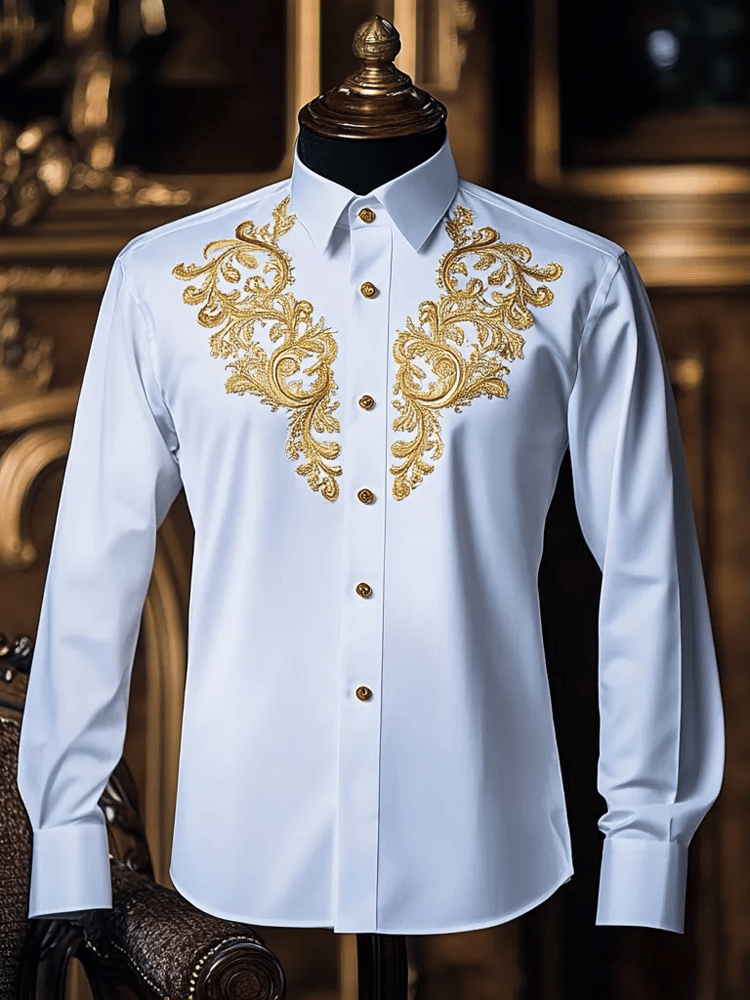 Men's Luxury Business Long Sleeve Shirt