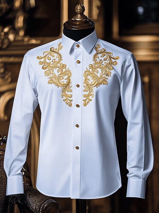 Men's Luxury Business Long Sleeve Shirt